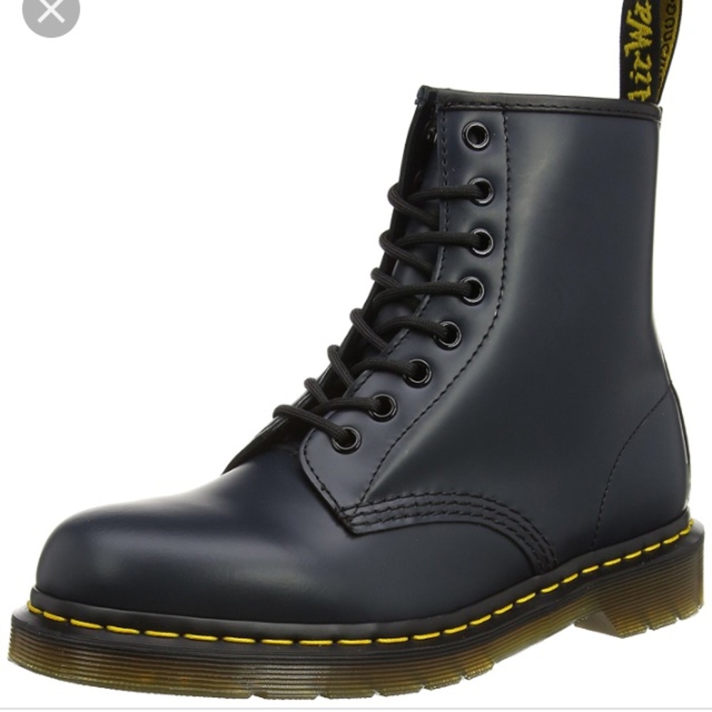 Navy Dr martens “air cushion soles”